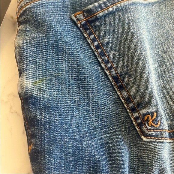 KUT from the KLOTH Jeans Women's Distressed Blue Denim Skinny Plus Size 14W - Picture 5 of 6
